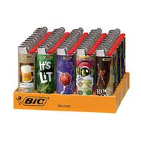 BIC Special Edition Good Vibes Series Lighters, 50-Count Tray