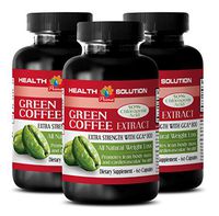Weight Loss Energy - Green Coffee Bean Extract - Extra Strength with GCA 800 - Fat and carb Blocker - 3 Bottles (180 Capsules)