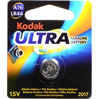 Kodak Ultra A76 1.5V Alkaline Button Battery Exp 2016
