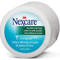 Nexcare Durapore Durable Cloth Tape 1 Inch X 10 Yards (Pack of 4)