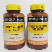 Daily Multiple Vitamins Compare To One A Day Essentials Multivitamin Multimineral Supplement 365 Tablets per Bottle Pack of 2 Total 730 Tablets by Mason Vitamin