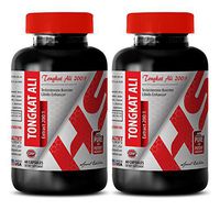 Tongkat Supplements - LONGJACK TONGKAT ALI Extract 200 : 1 400 MG- Increase Strength (2 Bottles)