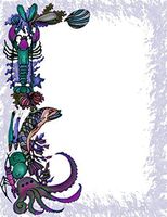 Ocean Creatures Stationery Printer Paper 26 Sheets