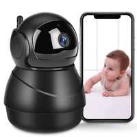 WiFi IP Camera 1080P Pet Camera Indoor Home Security Surveillance Camera System Baby Monitor with with Two-Way Audio, Night Vision, Motion Detection, Cloud Storage - iOS/Andriod/PC Available