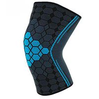 (2 Packs) Knee Brace, Knee Compression Sleeve Support for Running,Fitness, Basketball,Volleyball, Relieve Muscle Damage,Treatment of meniscus injury,Tendonitis,Arthritis (Blue L)