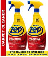Zep High Traffic Carpet Cleaner 32 Oz. ZUHTC32 (Pack of 2) Make high traffic areas look new again