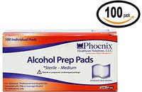 Oakridge Sterile Alcohol Wipes - 70% alcohol - kills harmful pathogens - SMALL SIZE