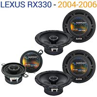 Compatible with Lexus RX330 2004-2006 Factory Speaker Replacement Harmony (2) R65 R35 Package