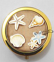 BlackKey Starfish 3-Compartment Decorative Pocket Gift Box Case Organizer for Pill, Color 2 -2186