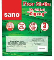 Sano Floor Cloths The Original Zigzag 31.49 x 19.68 Cm. Pack Of 1.