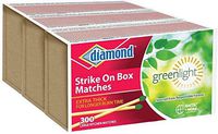 DIAMOND- STRIKE ON BOX MATCHES [3 BXS OF 300] by Diamond