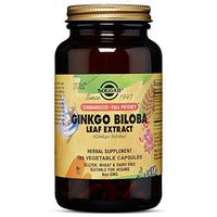 Solgar - Standardized Full Potency Ginkgo Biloba Leaf Extract, 180 Vegetable Capsules