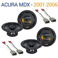 Compatible with Acura MDX 2001-2006 Factory Speaker Replacement Harmony (2) R65 Package New