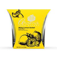 Aroma From Nature Minty Lemon Sorbet 11 oz AireCare Scented Candle - 1 Pack - Aromatherapy Candles - Home Fragrance - Apothecary Glass With Double Wick