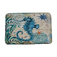 Super1798 Creative Octopus Whale Turtle Seahorse Partten Floor Carpet Bathroom Kitchen Anti-slip Mat Home Decor-4#