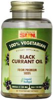Health From The Sun 100% Vegetarian Black Currant Oil Softgels, 60-Count