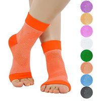 LOHKIAO Compression Foot Sleeves for Men & Women - Plantar Fasciitis Socks for Pain Relief, Heel Pain, Arch Support