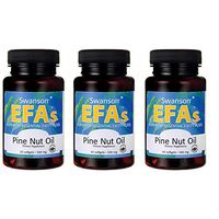 Swanson Pine Nut Oil 500 Milligrams 60 Sgels 3 Pack