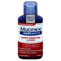 Mucinex Fast-Max Adult Severe Congestion and Cough Liquid, 6 oz