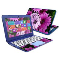 Mightyskins Skin Compatible with Hp Stream 11" (2014) - Purple Flowers | Protective, Durable, and Unique Vinyl Decal Wrap Cover | Easy to Apply, Remove, and Change Styles | Made in The USA