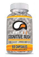 MIND MILQ Cognitive Rush: Premium Brain Supplement + Energy – Focus Supplement with Sensoril® Ashwagandha & Teacrine® Theacrine for Reduced Stress and Long Lasting Energy
