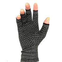 SUN RDPP Arthritis Gloves Compression for Pain Relief Osteoarthritis Finger Joint, Relieve from Rheumatoid,RSI, Men Women (2 Pairs),L