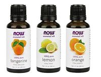 3-Pack Variety of NOW Essential Oils: Citrus Blend - Orange, Tangerine, Lemon