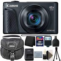Canon PowerShot SX740 HS 20.3MP Point and Shoot with 40x Zoom Black + Complete Accessory Bundle