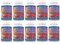 Raspberry Ketone Max Advanced Weight Loss Supplement 1200mg 60 Capsules Per Bottle 10 Bottles