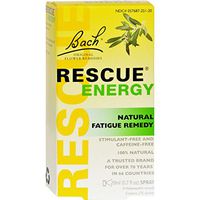 Bach Flower Remedies Rescue Energy - 0Natural Fatigue Remedy - Homeopathic - Caffeine Free - .7 fl oz (Pack of 2)