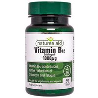 Natures Aid Vitamin B12 Tablets 1000ug Pack of 90