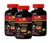Testosterone Pills for Men - TRIBULUS TERRESTRIS Extract 1000Mg - Tribulus terrestris Testosterone Booster - 3 Bottles 270 Tablets
