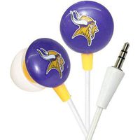iHip NFF10270MIV NFL VIKINGS Ear Buds (Discontinued by Manufacturer)