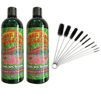 2 Bottles of 16 oz Green Piece Cleaner with 1 of The Pipe Cleaners (10 pcs)