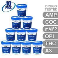 MiCare [10pk] - 5-Panel Multi Drug Test Cup (AMP/COC/mAMP/OPI/THC with A3) #MI-TDOA-254A3