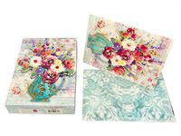 Punch Studio Pouch Notes-Fresh Flowers