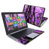 Mightyskins Skin Compatible with Asus Chromebook 11.6" C200ma Wrap Cover Sticker Skins Purple Tree Camo