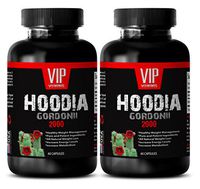 Fat Burning Nutrition - HOODIA GORDONII Extract 2000mg - Hoodia Slimming - 2 Bottles 120 Capsules