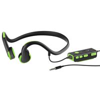 Festnight Wired Bone Conduction Headsets, Noise Reduction Outdoor Sports Headphones Hands-Free with Mic for Smart Phones Tablet PC Notebook