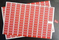 Minilabel 50% Off Marked Price On Red 17 8X10mm Price Promotional Display Stand Point Of Sale Stickers Self-Adhesive Labels