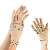 Magnetic Anti-Arthritis Health Therapy Pain Relief Fingerless Gloves