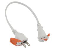 Conntek 03101 U.S. 2 Prong Outlet Extender with Snap Pop, 14 Inches