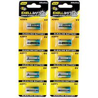 10pc Exell 6V Alkaline Battery, A28PX, 165 Milliamp Hours, 1414A 4034PX L1325
