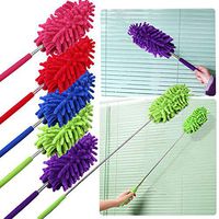 melupa Retractable Long-Reach Washable Dusting Brush Microfiber Hand Duster Cleaning Tool Dusters for Cleaning Office, Car, Computer, Air Condition