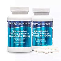 Glucosamine 500mg & Chondroitin 400mg | Support for an Active Lifestyle | 2X 180 Capsules