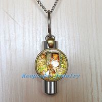 Mouse Mom Cremation Necklace | Mouse Mom Urn Necklace | Cremation Jewelry | Necklace For Ashes | Remembrance Necklace