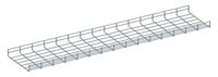 Quest Manufacturing Wire Mesh Cable Tray, 5' x 12"W x 2"H, Zinc (CT0512-03)