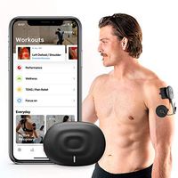 PowerDot 2.0 - Smart Electric Muscle Stimulator - Smart TENS Device - UNO Black - App Controlled Wireless Electrical Muscle Stimulator - Speed up Recovery, Improve Strength, Relieve Pain