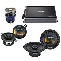 Compatible with Mazda Miata 1990-1997 OEM Speaker Replacement Harmony R65 R35 & CXA300.4 Amp (Renewed)