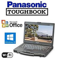 Refurbished Panasonic CF-53 Toughbook Rugged Laptop - 14" Touchscreen - i5 2.5GHz CPU - New Huge 2TB HDD - 8GB RAM - Windows 10 Pro + MS Office - WiFi - DVD/CD-RW